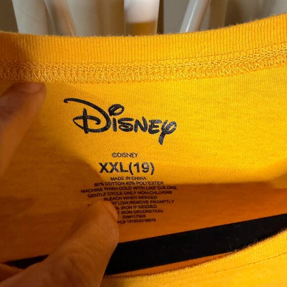 Disney Parks Yellow XXL Mickey Mouse Short Sleeve T-Shirt - Picture 2 of 3